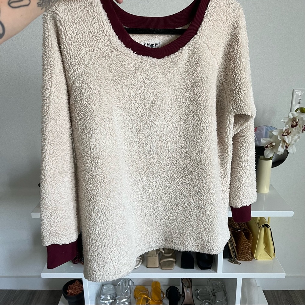 Camp Collection Teddy Sherpa sweatshirt